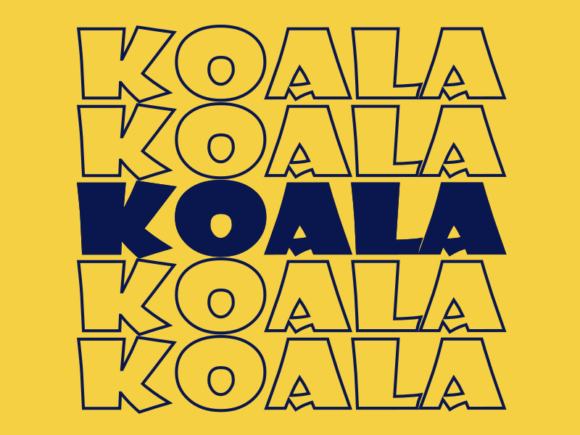 Koala SVG Cut File: Graphics for Print Templates