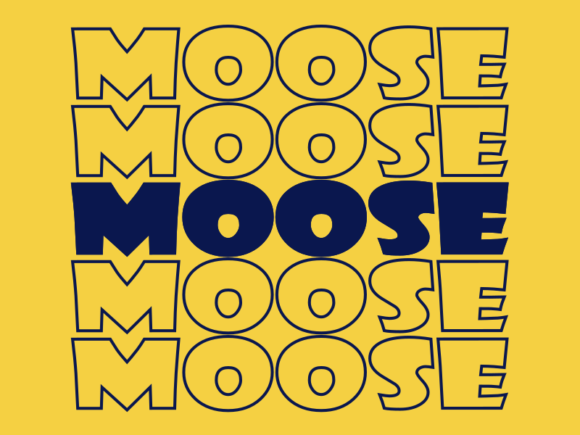 Moose SVG Cut File: Graphics for Print Templates
