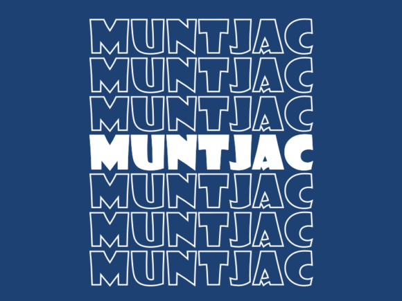 Muntjac SVG Cut File: Graphics for Print Templates