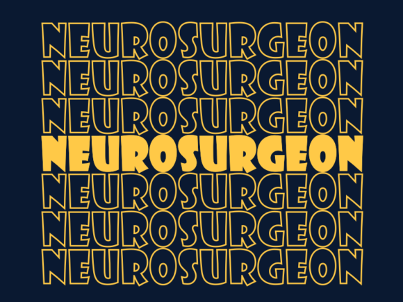 Neurosurgeon SVG Cut File: Graphics for Print Templates