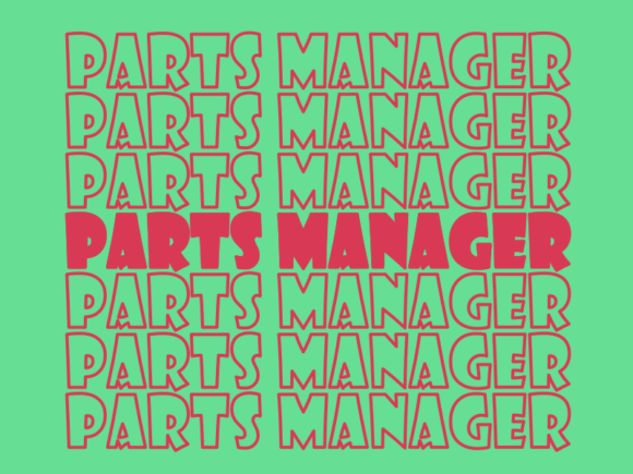 Parts Manager SVG Cut File: Graphics for Print Templates