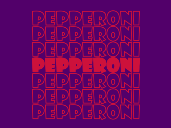 Pepperoni SVG Cut File: Graphics for Print Templates