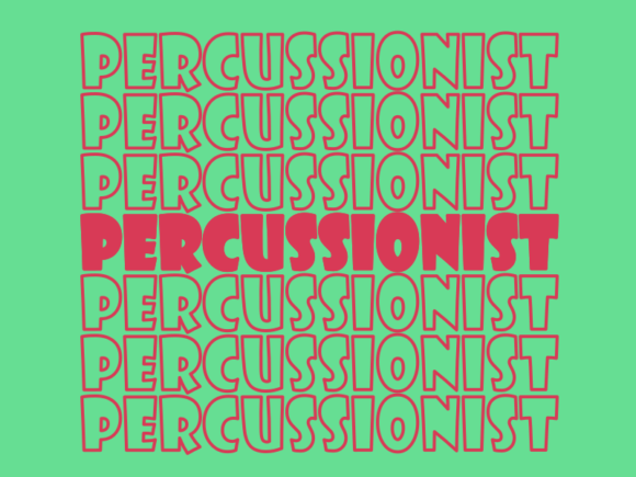 Percussionist SVG Cut File: Graphics for Print Templates