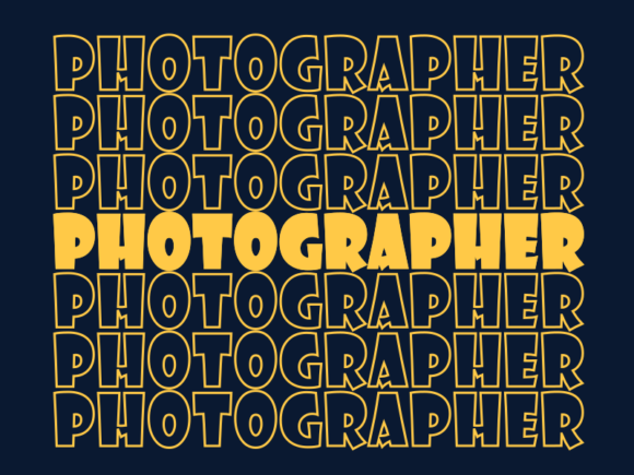Photographer SVG Cut File: Graphics for Print Templates