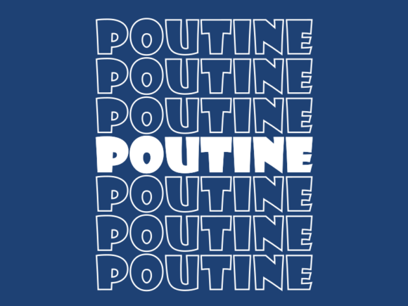 Poutine SVG Cut File: Graphics for Print Templates