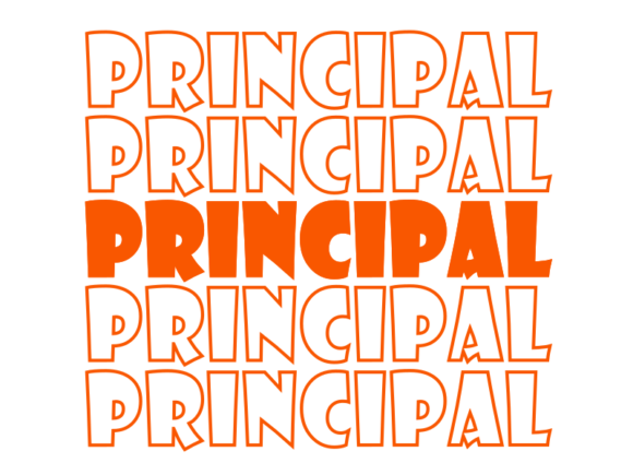 Principal SVG Cut File: Graphics for Print Templates