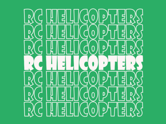 Rc Helicopters SVG Cut File: Graphics for Print Templates