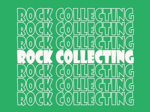 Rock Collecting SVG Cut File: Graphics for Print Templates