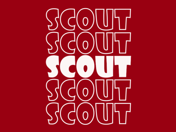 Scout SVG Cut File: Graphics for Print Templates