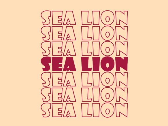 Sea Lion SVG Cut File: Graphics for Print Templates