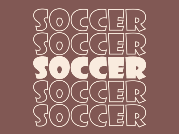 Soccer SVG Cut File: Graphics for Print Templates