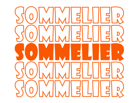 Sommelier SVG Cut File: Graphics for Print Templates