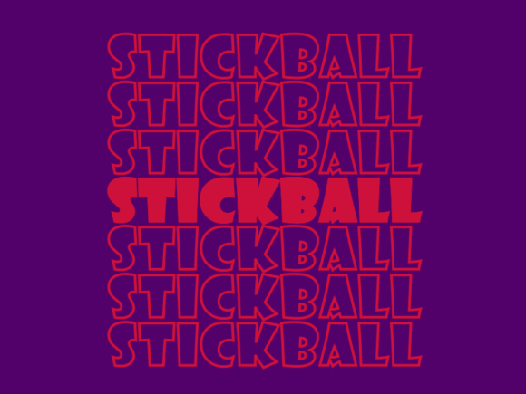 Stickball SVG Cut File: Graphics for Print Templates