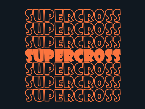 Supercross SVG Cut File: Graphics for Print Templates