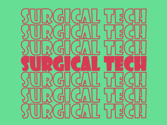 Surgical Tech SVG Cut File: Graphics for Print Templates